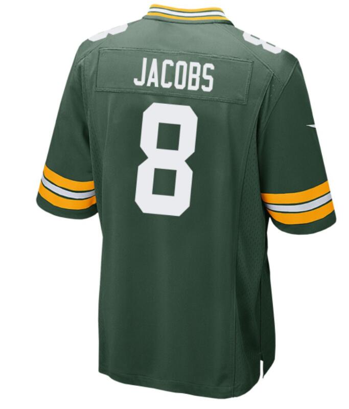 Men Green Bay Packers #8 Josh Jacobs Nike green Game Jersey->indianapolis colts->NFL Jersey
